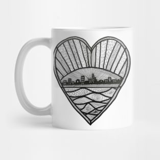 City in your heart Mug